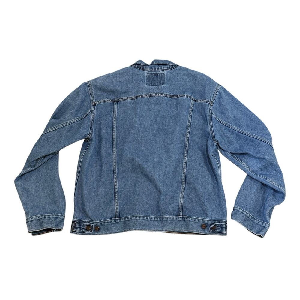Vintage Levis 70507 Standard Trucker Denim Jacket Mens L Medium Wash Blue 2004 - Picture 7 of 12